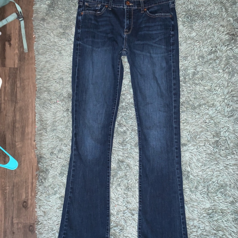 Dark Blue Boot Cut Lucky Jeans